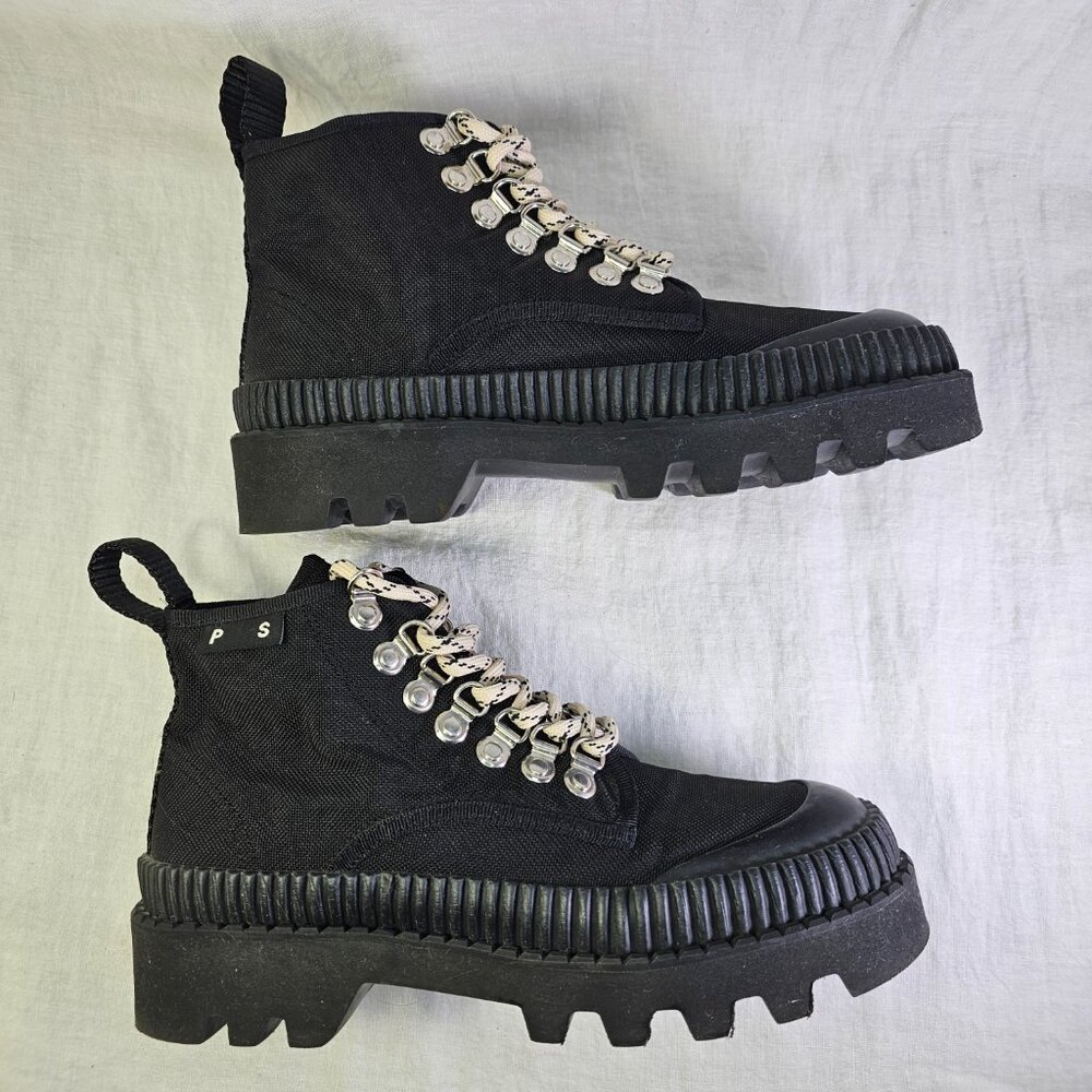 Proenza Schouler Chunky Lug Sole High Top Platform Sneaker Ankle Boots EU40 - Picture 2 of 14